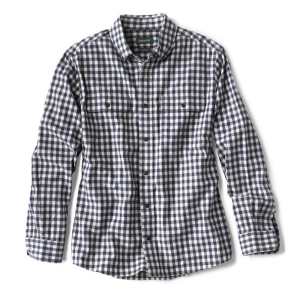 Orvis Tops - Black and White Orvis Long Sleeve Button Down Shirt Size M
